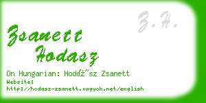 zsanett hodasz business card